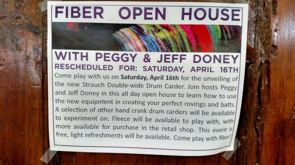 Flyer used to advertise the open house