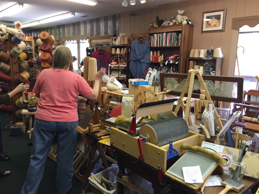 Strauch Fiber Equipment on Display at The Smoky Mountain Spinnery