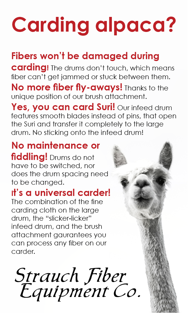 Strauch Fiber Equipment - alpaca facts