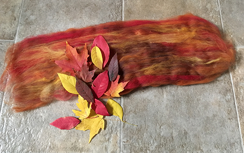 Autumn Leaves Batt Color Inspiration - Strauch Fiber Equipment Blog