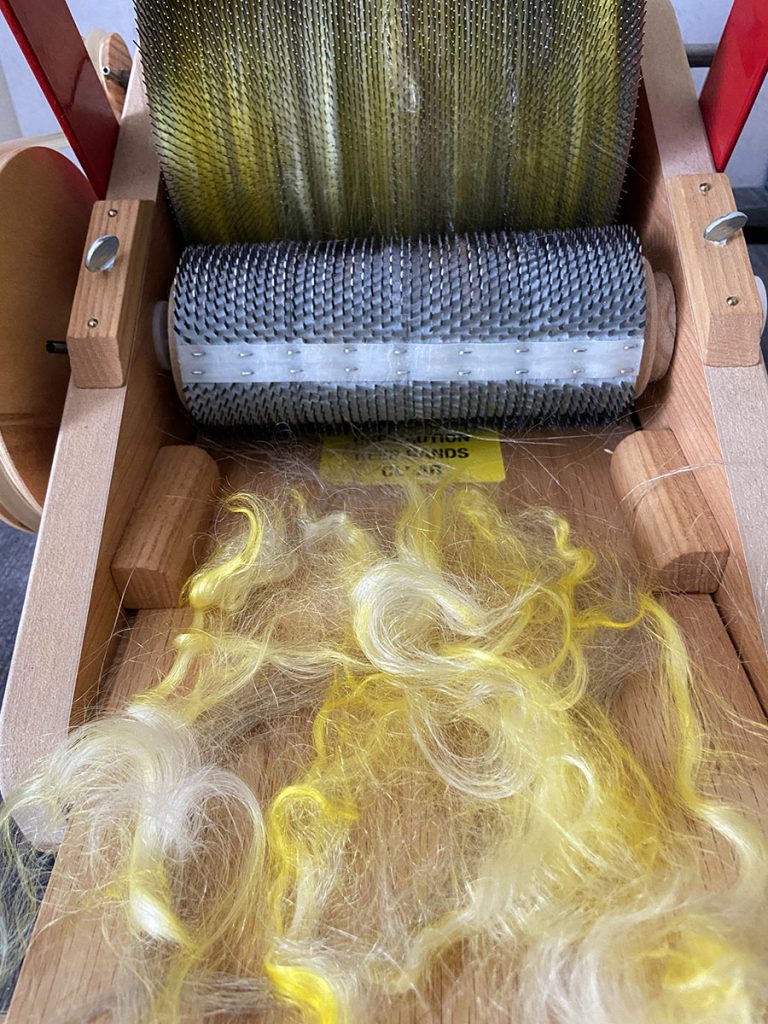 Summer Batt Experiment: Can You Card Flax Fiber?